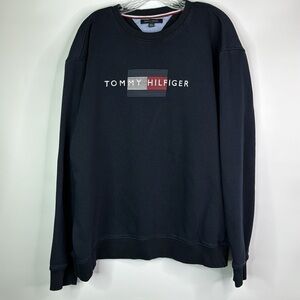 Tommy Hilfiger Black Crewneck Sweatshirt XXL
